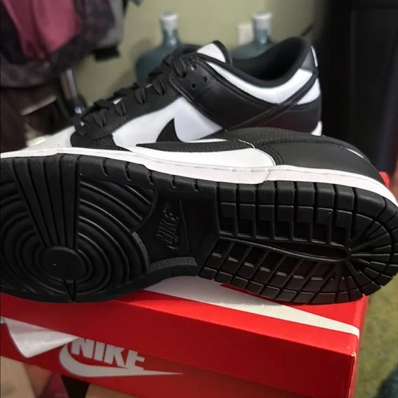 Nike Black and White Panda Sneakers - Picture 3 of 6